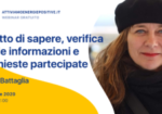 Diritto di sapere, verifica delle informazioni e inchieste partecipate. Webinar di Rosy Battaglia martedì 14 aprile 2020 online con Banca Etica e Produzioni dal Basso #Attiviamoenergiepositive