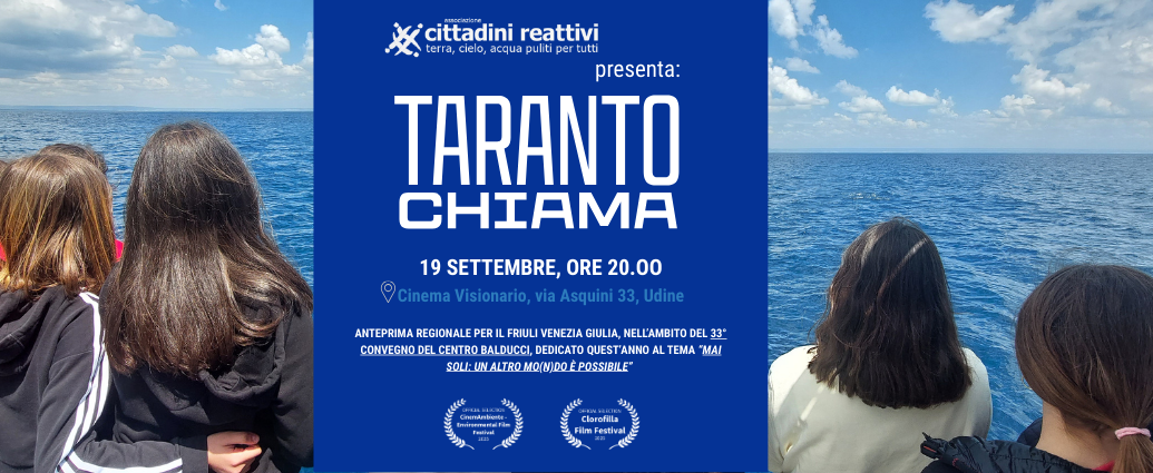 Taranto chiama ad Udine il 19 settembre