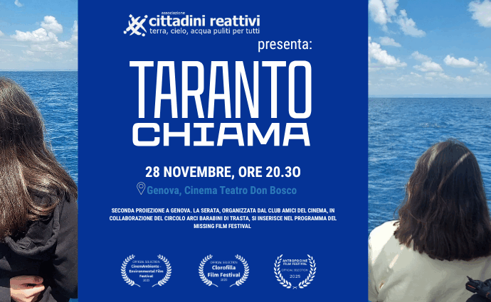 Seconda proiezione a Genova di Taranto chiama