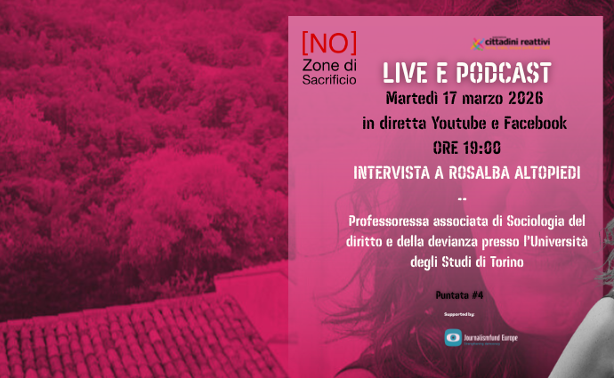 No Zone di Sacrificio Live e Podcast puntata 4 con Rosalba Altopiedi