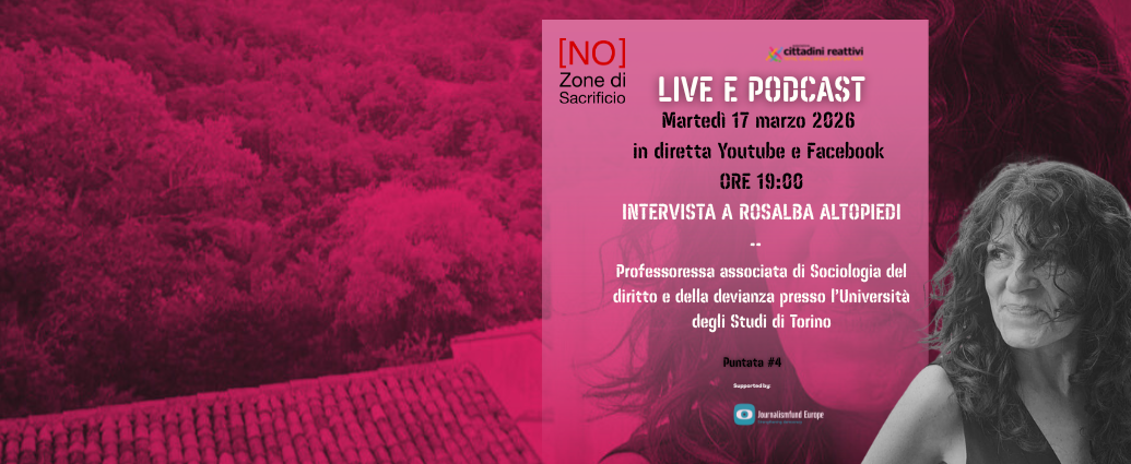 No Zone di Sacrificio Live e Podcast puntata 4 con Rosalba Altopiedi
