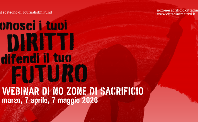 Iscriviti al webinar di No Zone di Sacrificio