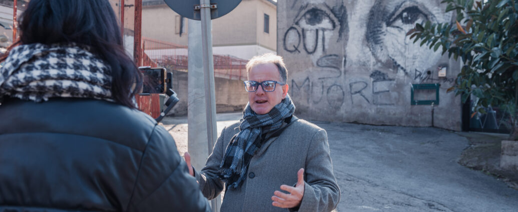 Lorenzo Forte, intervista nell'ambito di No Zone di Sacrificio (dicembre 2025) - Foto di Gianni Oliva per Cittadini Reattivi