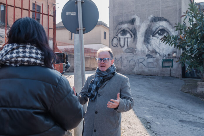 Lorenzo Forte, intervista nell'ambito di No Zone di Sacrificio (dicembre 2025) - Foto di Gianni Oliva per Cittadini Reattivi