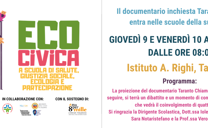 EcoCivica fa tappa all'Istituto Righi di Taranto